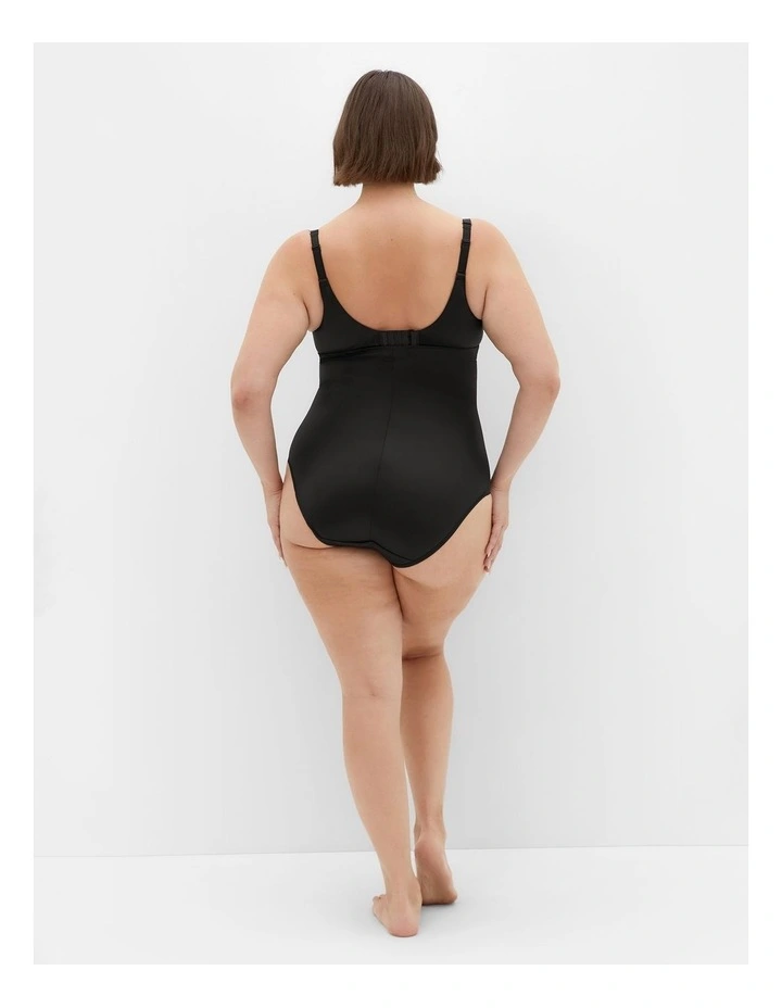 Smooth & Chic Control Brief in Black image 2