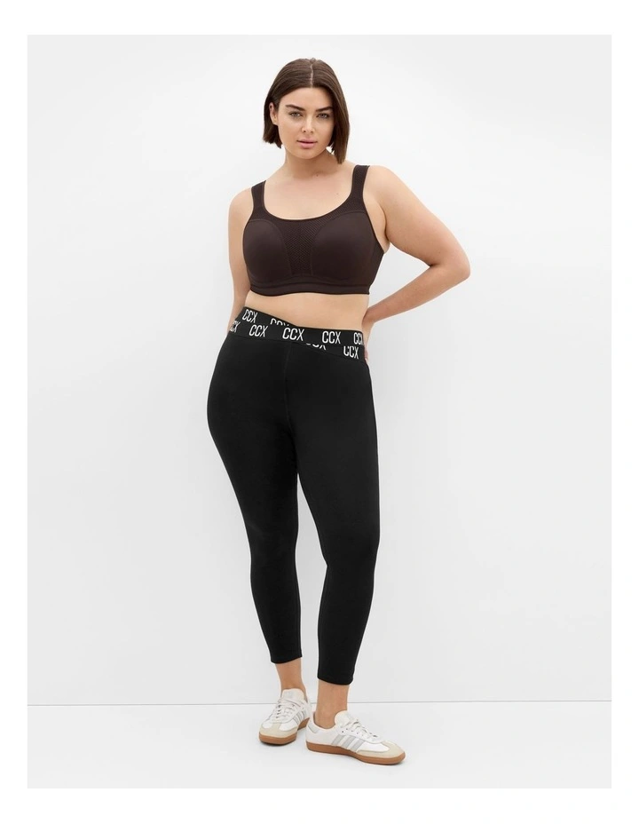 Contour Underwire Sports Bra in Chocolate image 1