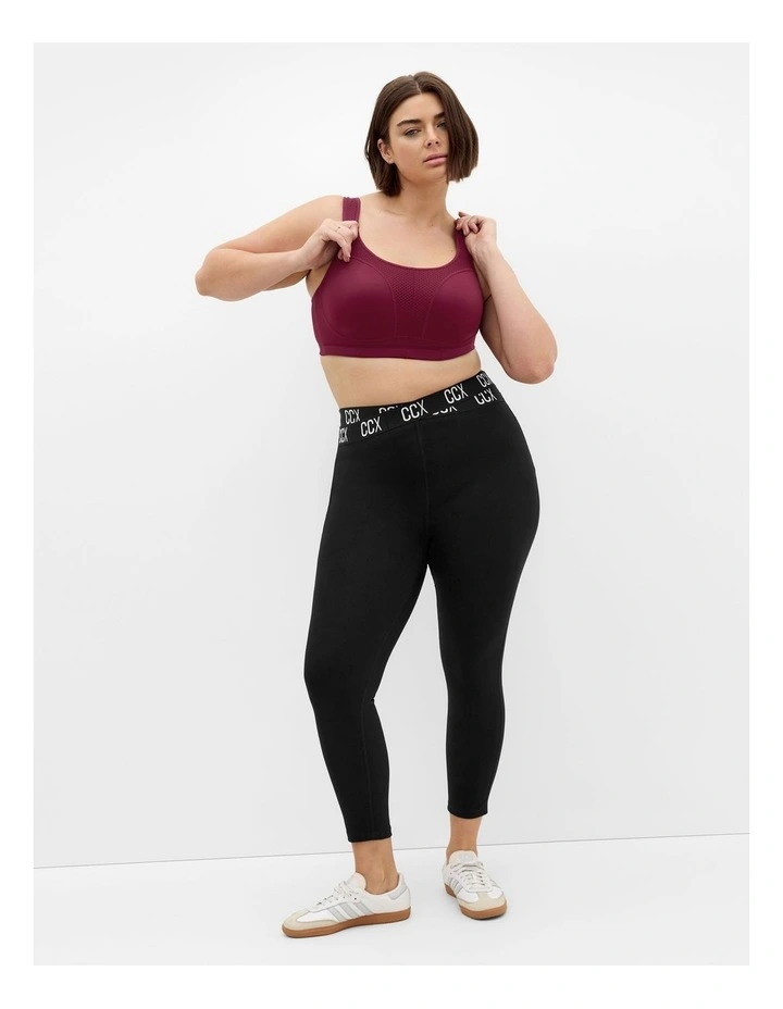 Contour Underwire Sports Bra in Dark Cherry image 1