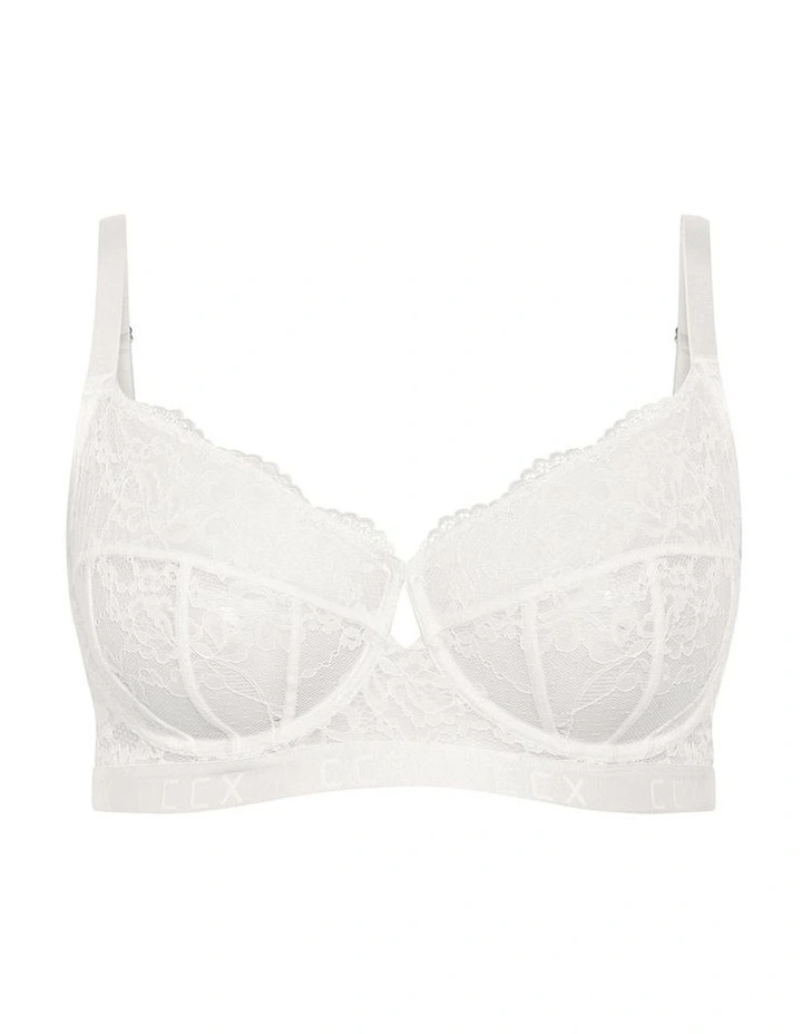 Signature Underwire Bra in Ivory image 3