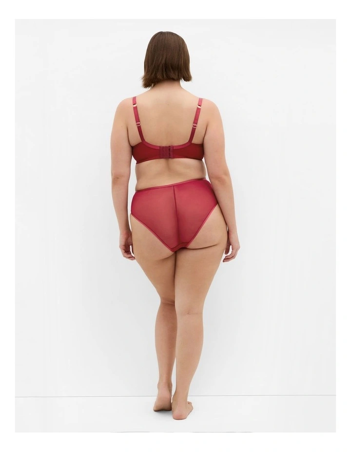 Tabria Contour Bra in Garnet image 2