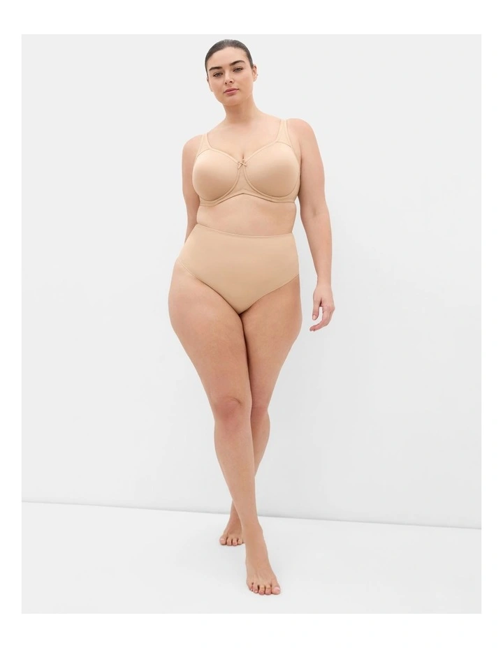 Shapely T-shirt Bra in Cafe image 1