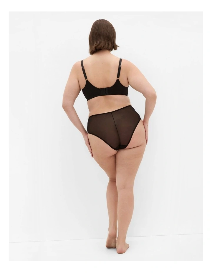 Poppy Demi Underwire Bra in Black image 2