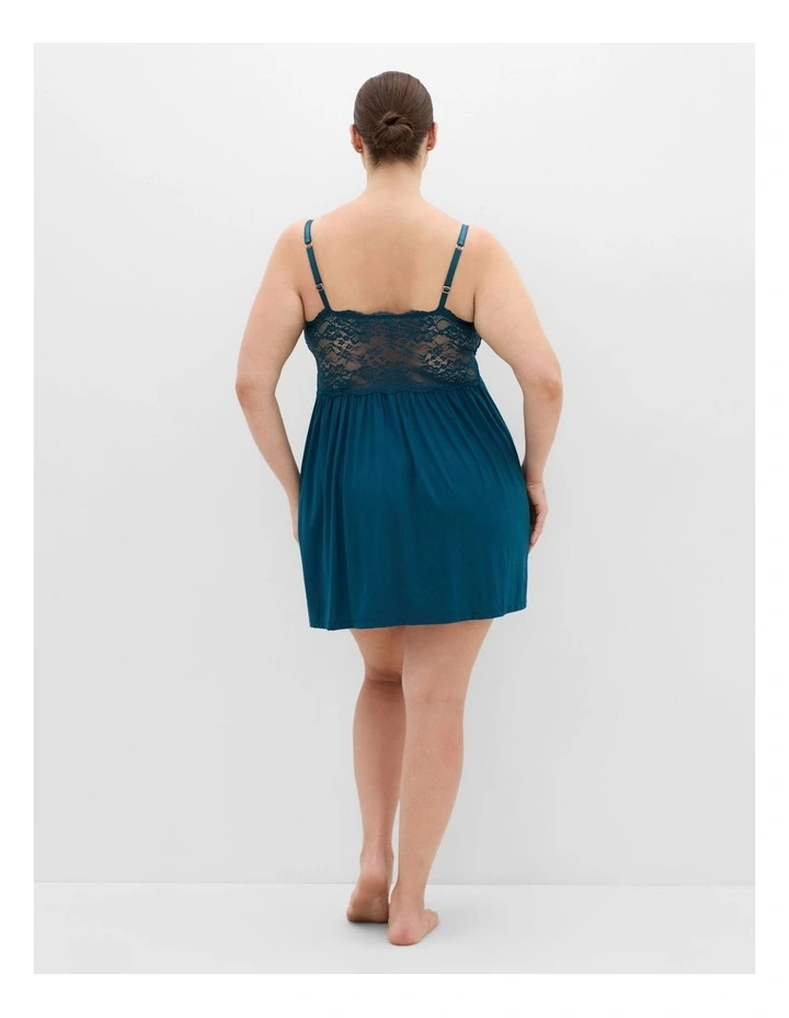 Juliette Chemise in Teal image 2