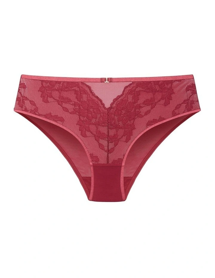 Tabria Shorty Brief in Garnet image 3