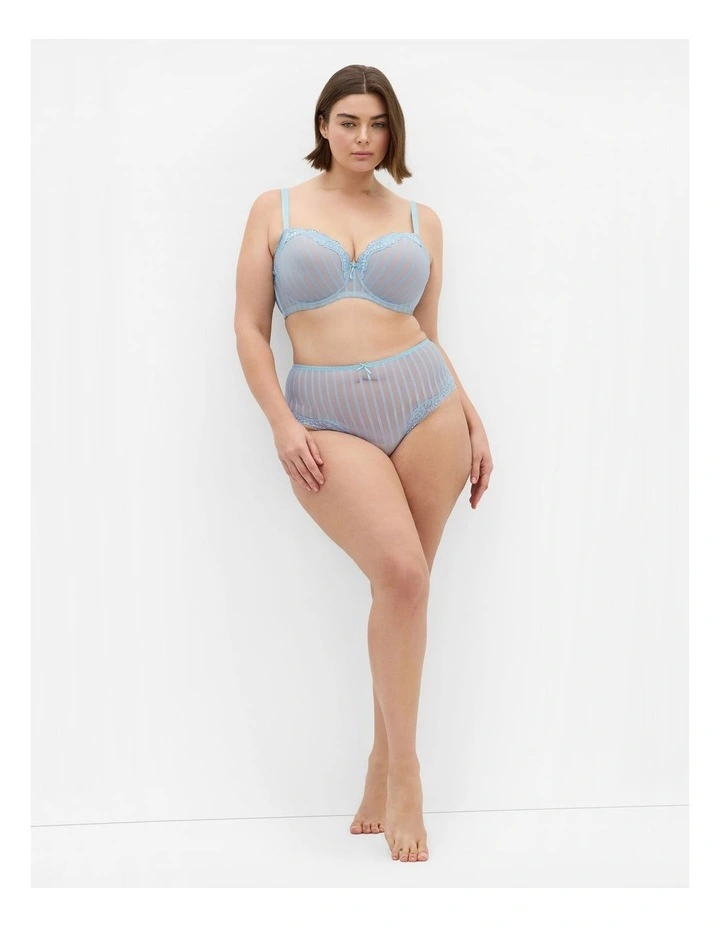 Fifi Hi Waist Shorty in Sky Blue image 1