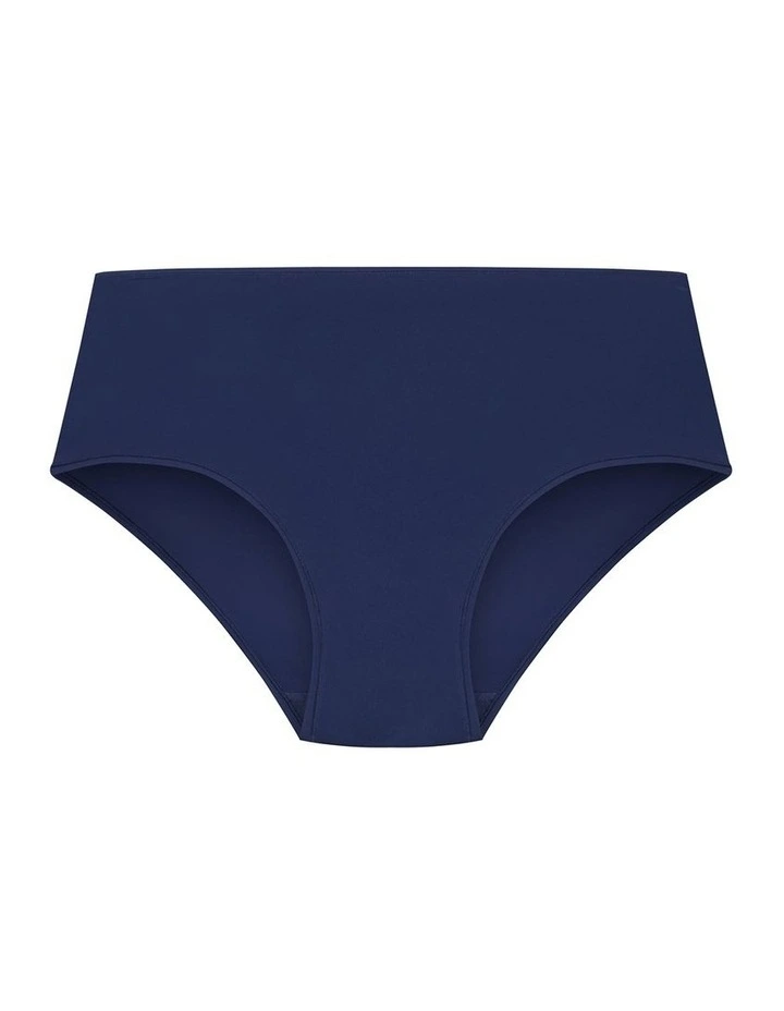 Luxe Microfibre 3 Pack Hi Brief in Pink, Navy, and Black image 6