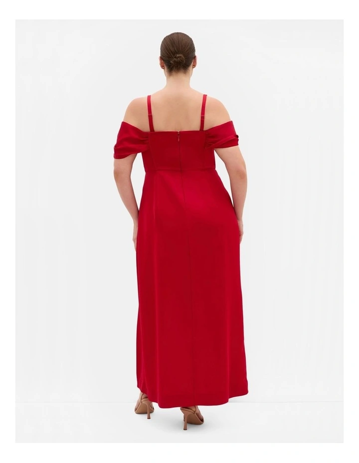 Forbidden Love Maxi Dress in Red image 2