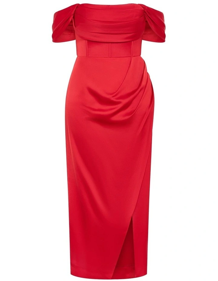 Forbidden Love Maxi Dress in Red image 3