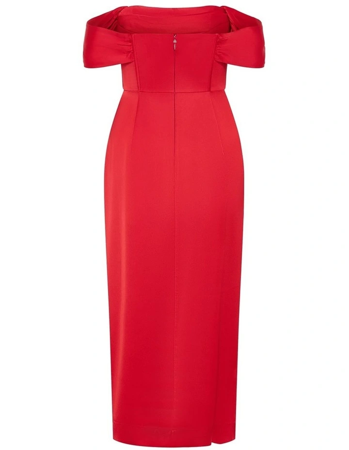 Forbidden Love Maxi Dress in Red image 4