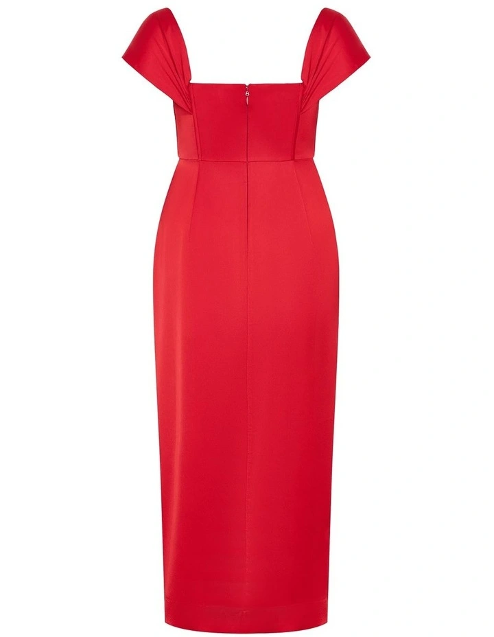Forbidden Love Maxi Dress in Red image 5