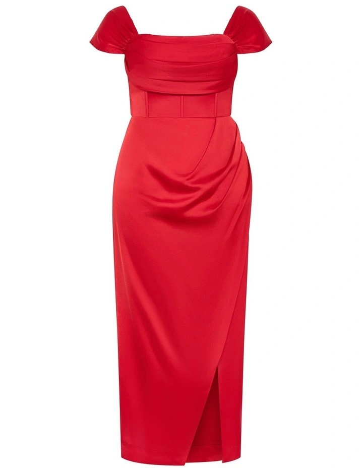 Forbidden Love Maxi Dress in Red image 6