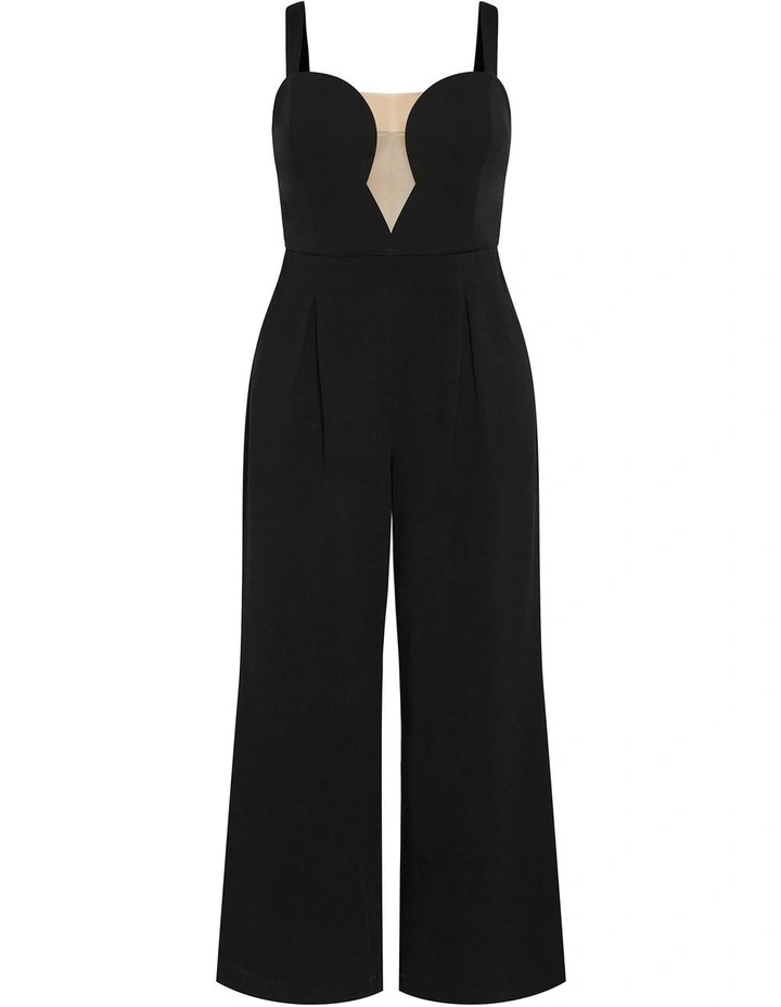 Flaunt It Jumpsuit in Black image 3