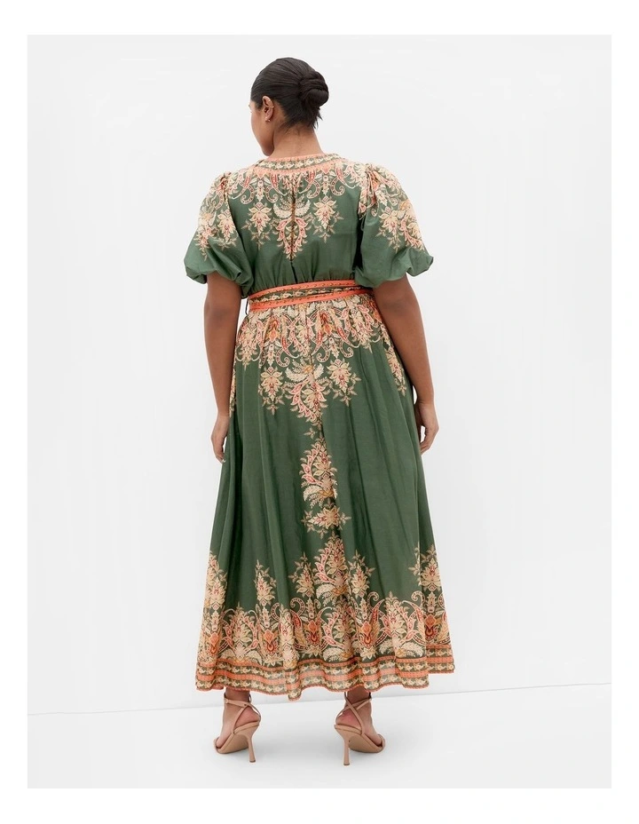 Higher Love Maxi Dress in Forest Green image 2