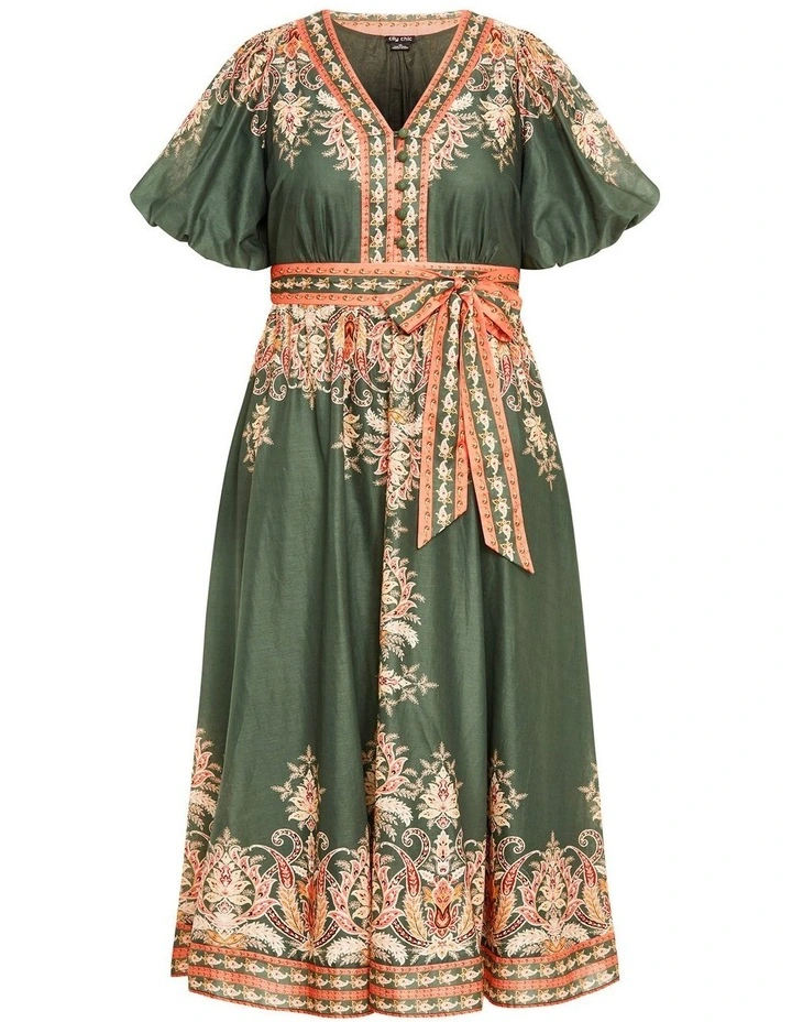 Higher Love Maxi Dress in Forest Green image 3