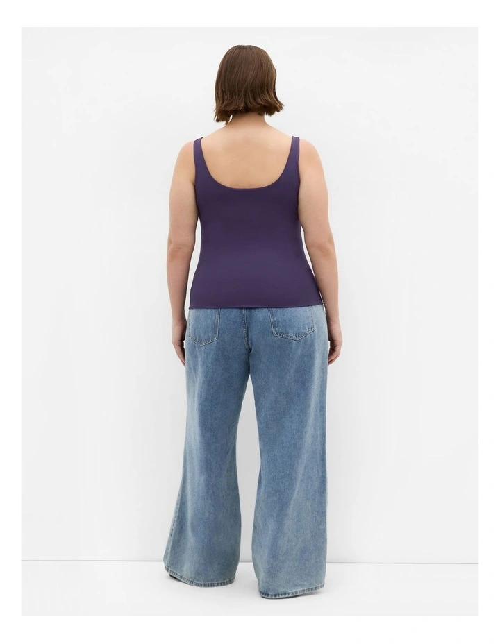 Arami Top in Blueberry image 2