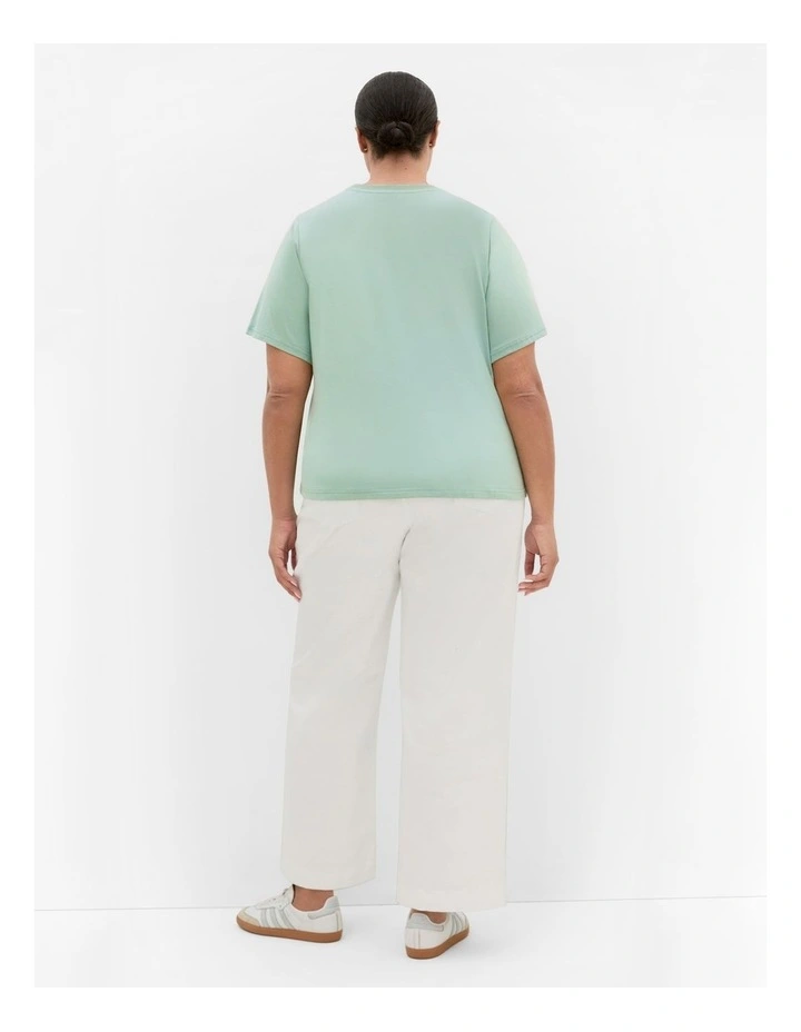 Vintage Volley Tee in Sage image 2