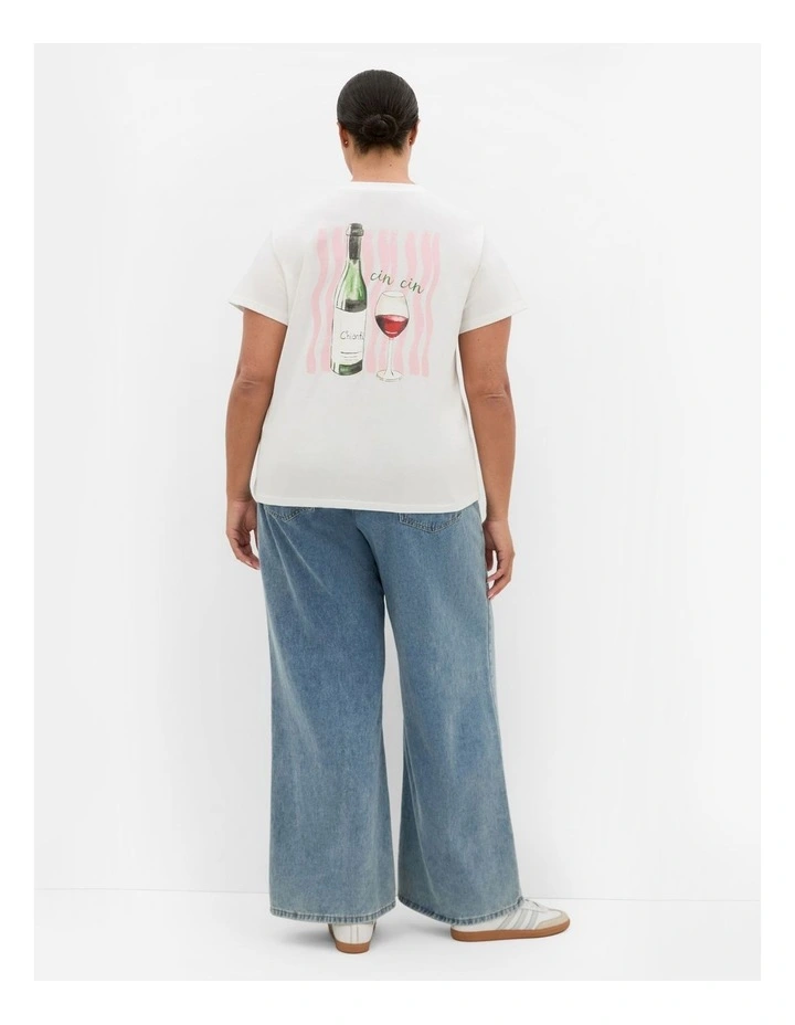 Sammy Cin Cin Tee in Ivory image 2