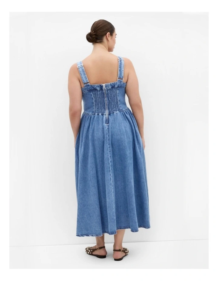 gia denim dress Realisation Par Gia Dress In Denim by Realisation Par