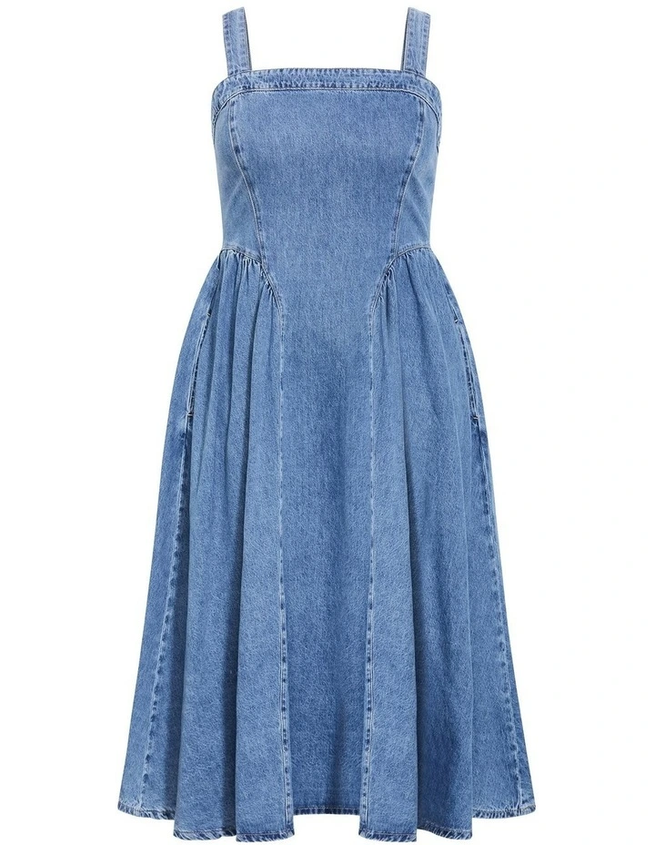 gia denim dress Gia Dress  Retrofete
