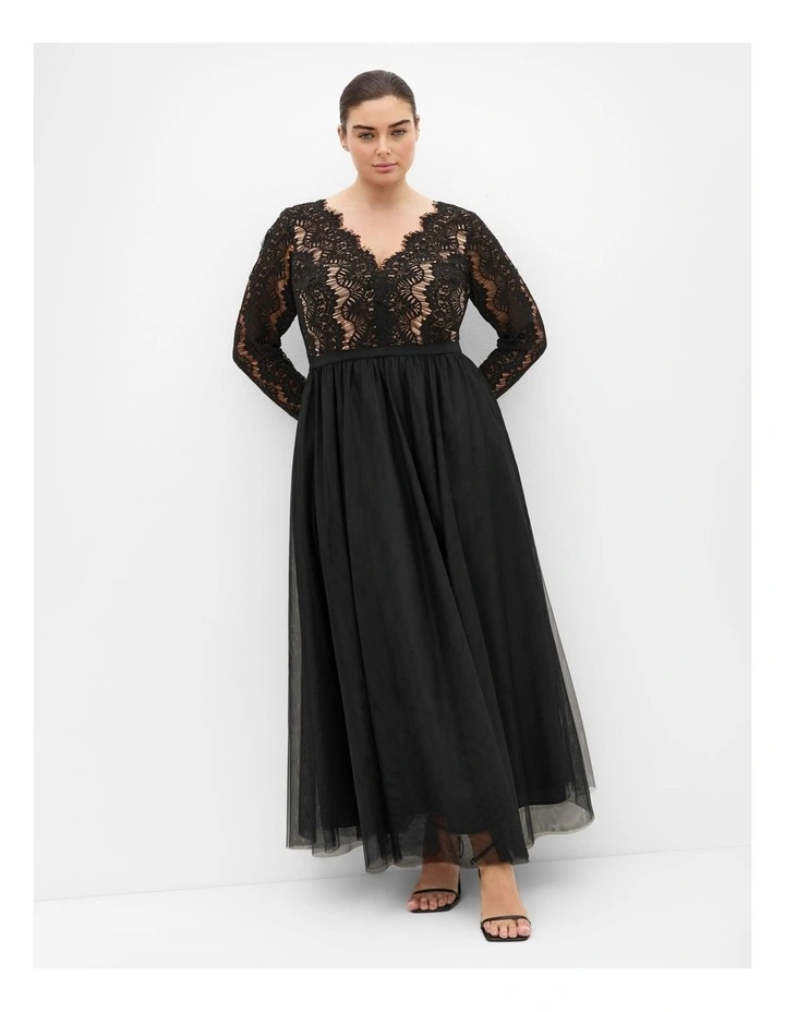 Rare Beauty Maxi Dress in Black image 1