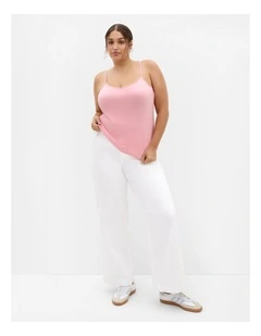 Chloe Basic Cami in Peachy