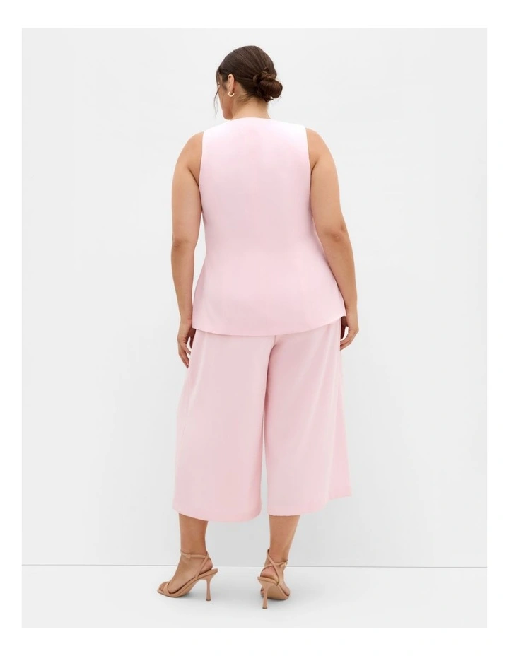 Abbie Vest in Soft Pink image 2