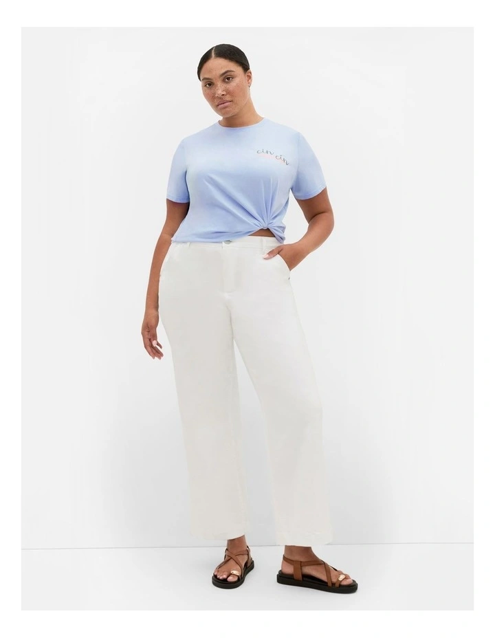 Sammy Cin Cin Tee in Baby Blue image 1