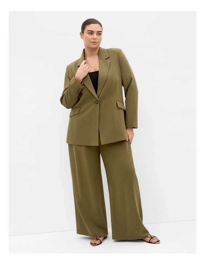 Tori Wide Leg Pant in Olive image 1
