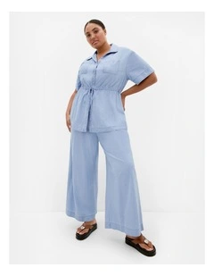 Mikayla Denim Pant in Light Wash