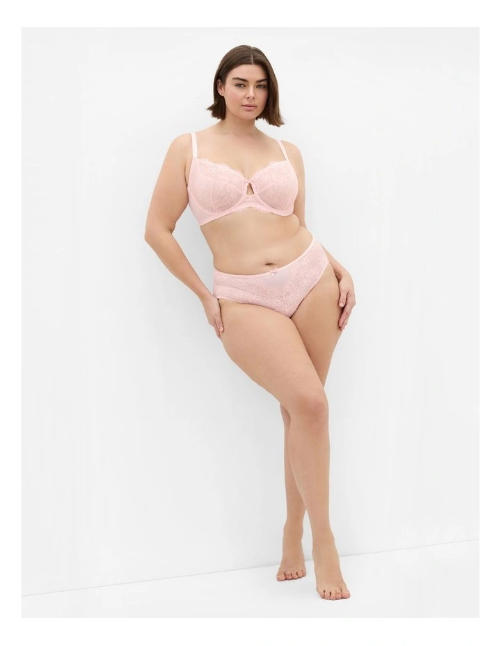 Poppy Underwire Bra in Pink Icing image 1