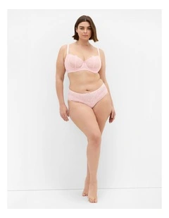 Poppy Demi Underwire Bra in Pink Icing