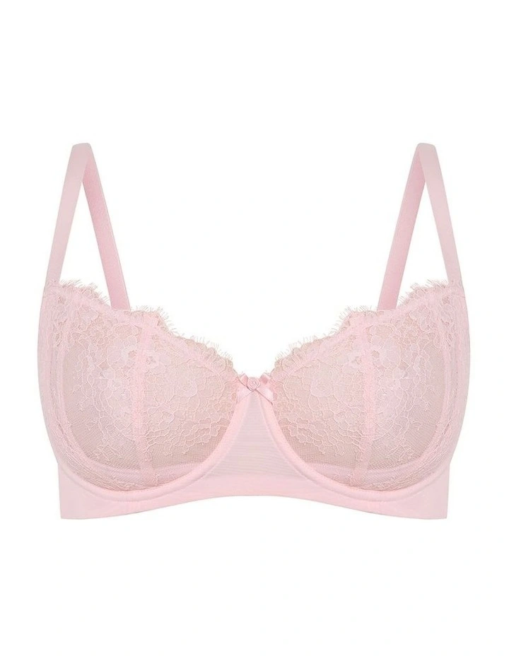 Poppy Demi Underwire Bra in Pink Icing image 3