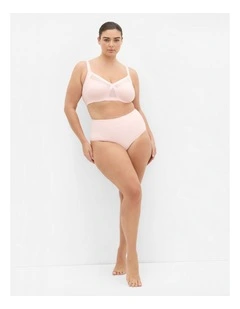Luxe Microfibre Wireless Bra in Pink Icing