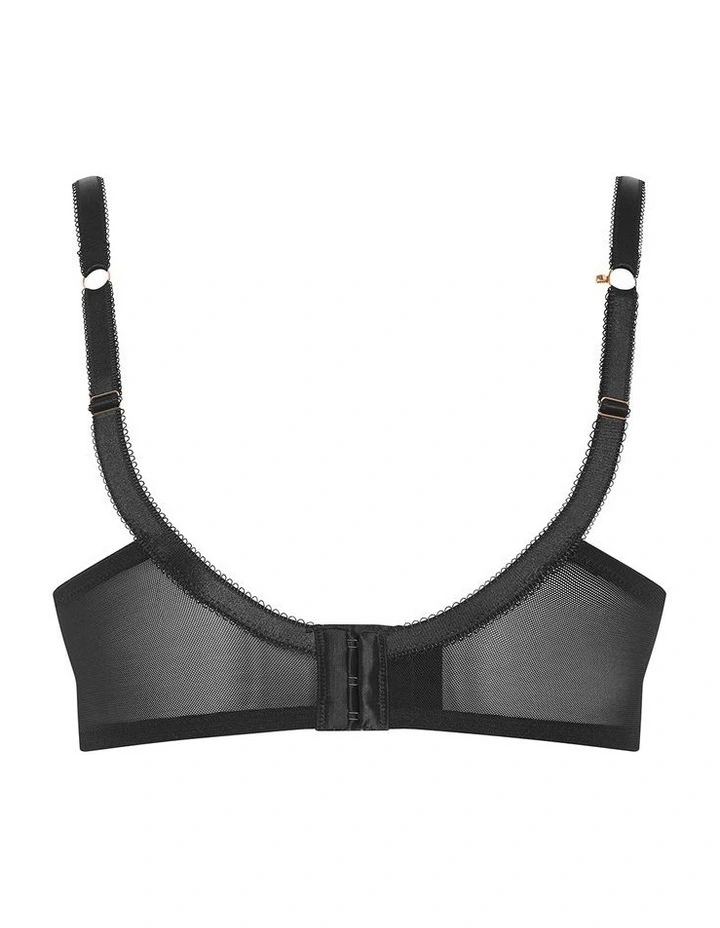 Ophelia Push Up Bra in Black image 4