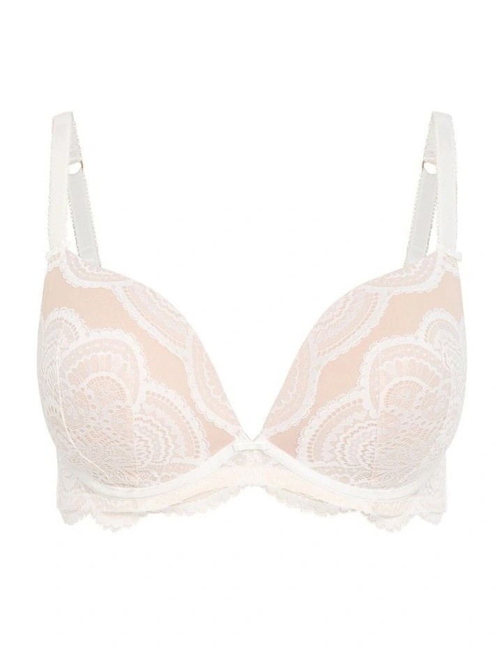 Ophelia Push Up Bra in Ivory image 3