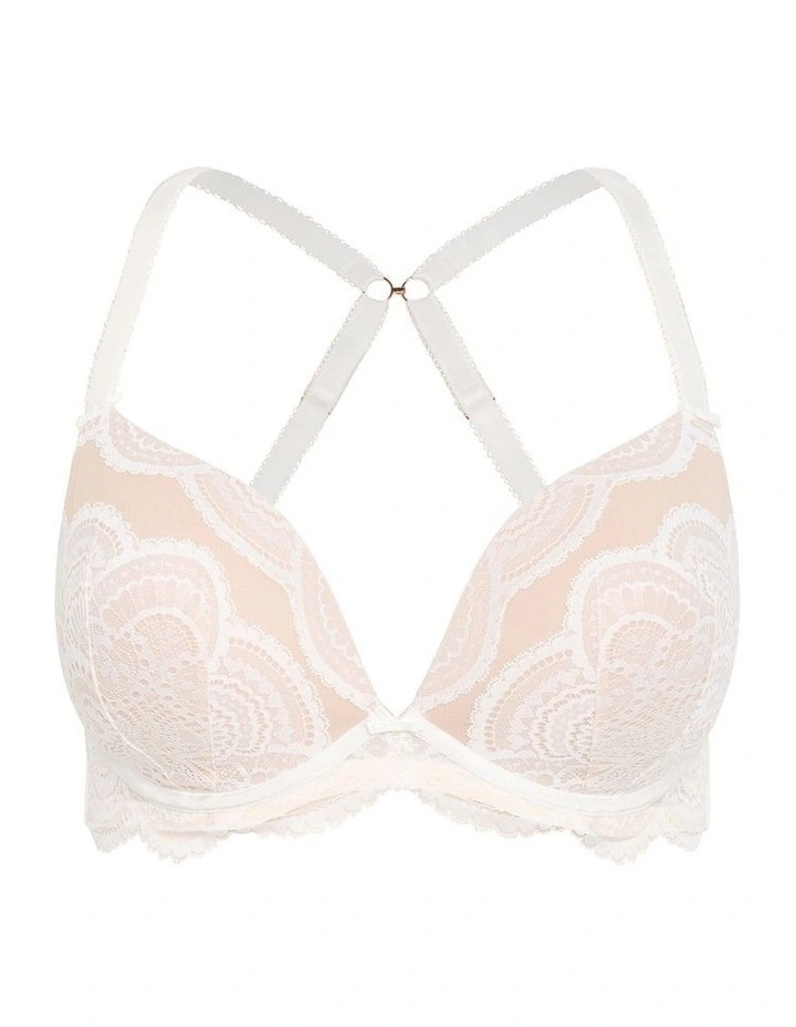 Ophelia Push Up Bra in Ivory image 5