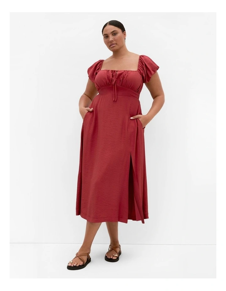 Abbigail Split Maxi Dress in Sienna image 1