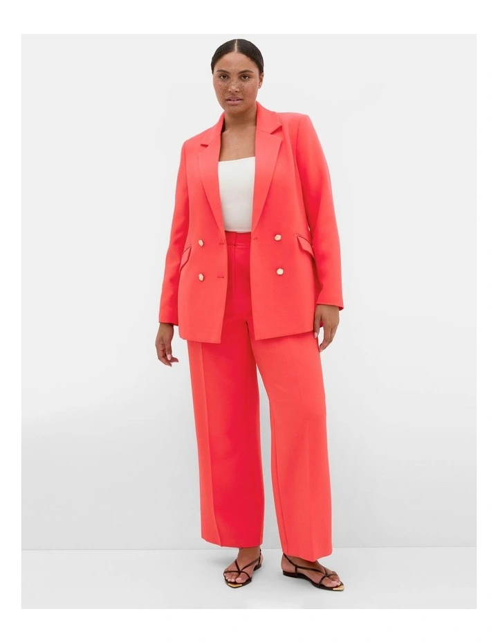 Ella Relaxed Blazer in Watermelon image 1