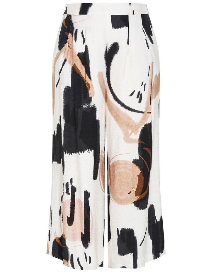 Alexi Exhibit Print Pant in Ivory image 3