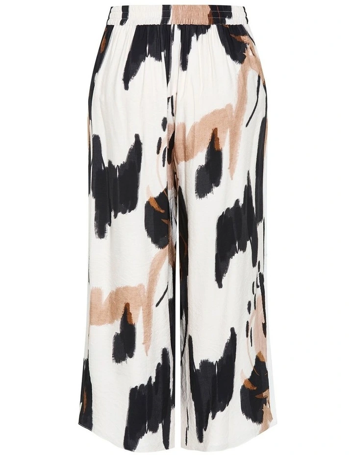 Alexi Exhibit Print Pant in Ivory image 4