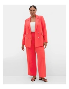 Ella Wide Leg Pant in Watermelon