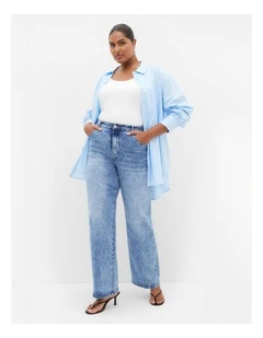 Harley Fit Ivy Straight Leg Regular Jeans in Mid Wash