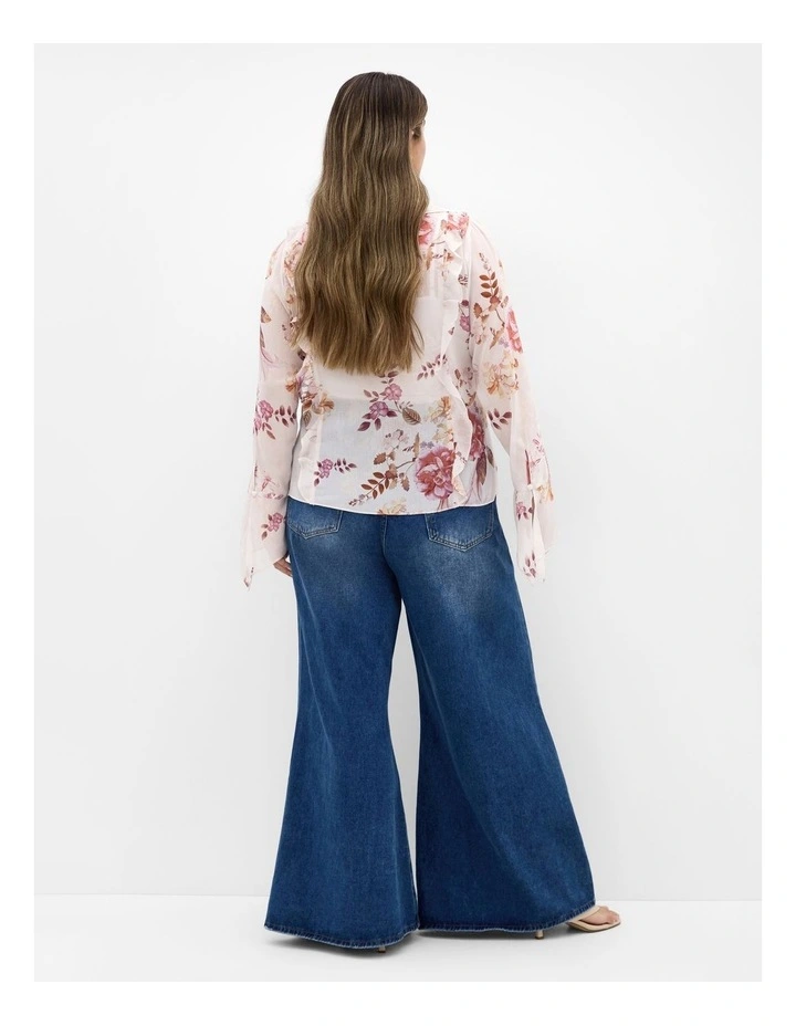 Sweet Nothings Frill Top in Dove image 2