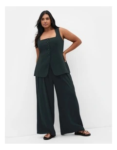 Abbie Vest in Deep Emerald