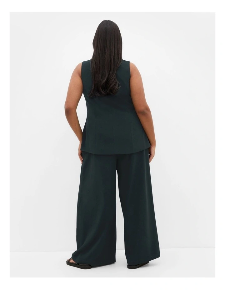 Abbie Vest in Deep Emerald image 2