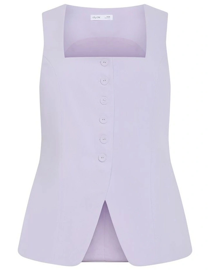 Abbie Vest in Lilac image 3