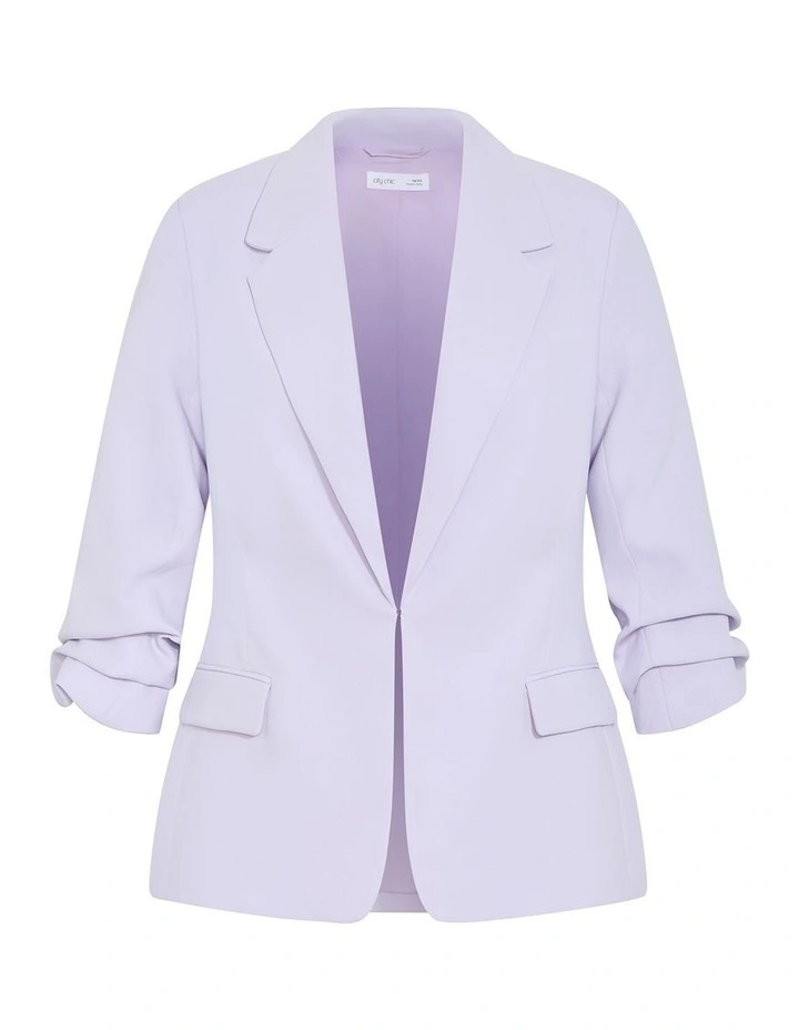 Abbie Blazer in Lilac image 3