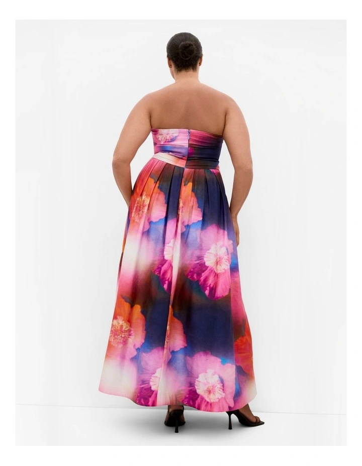 Rosalee Sleeveless Print Maxi Dress in Multi image 2