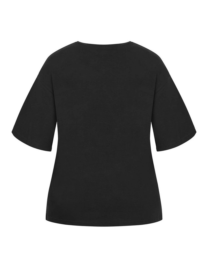 Laid Back Cali Tee in Black image 4